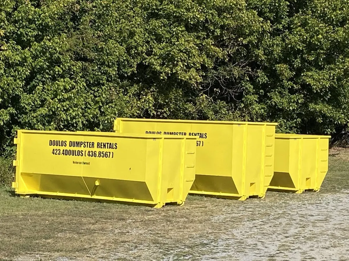 Doulos containers staged and ready for delivery